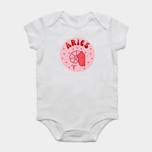 Aries Zodiac Sign Baby Bodysuit